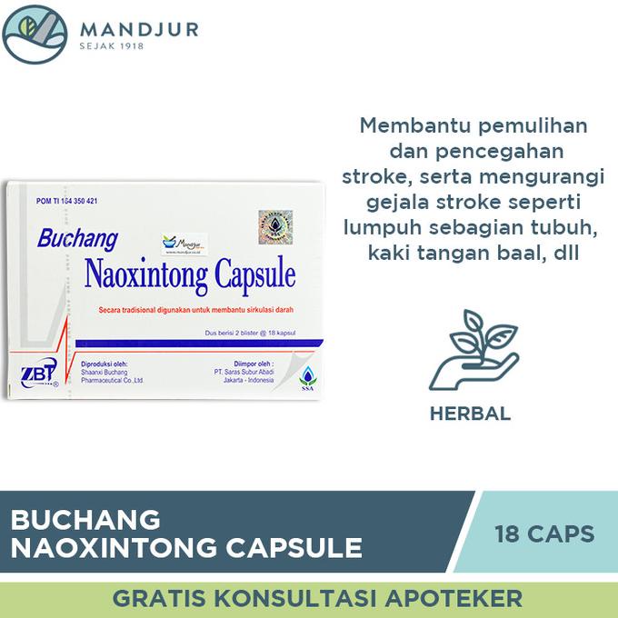Buchang Naoxintong - Obat Kesehatan Jantung Lemah, Stroke, Hipertensi