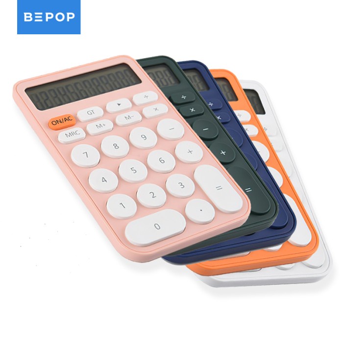 

CODES0X-01 Bepop Calculator Kalkulator Warna 12 Digits JN-600