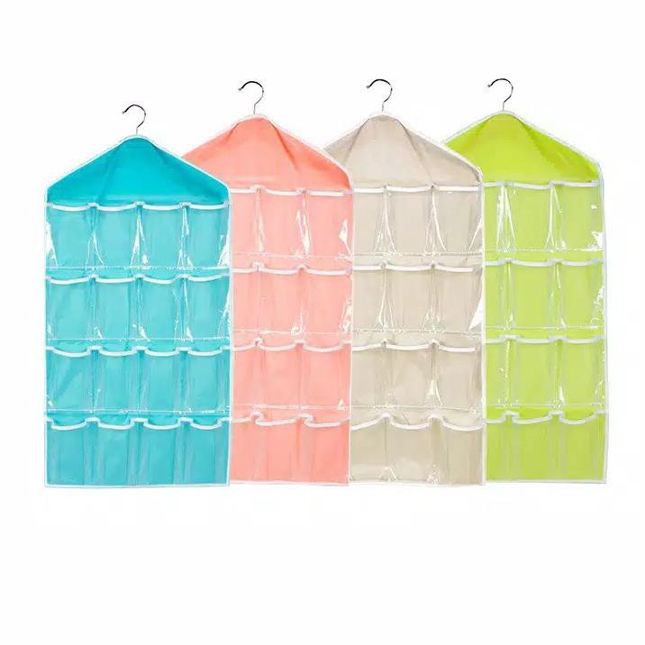 ZFV OT175 - POUCH GANTUNG CELANA DALAM RAK GANTUNG TEMPAT PENYIMPANAN CELANA DALAM RAK ORGANIZER➲☯ (