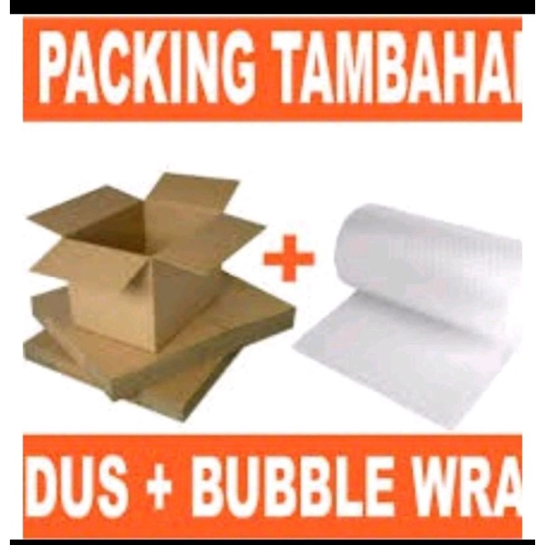 

Peking tambahan bublle warp+ dus