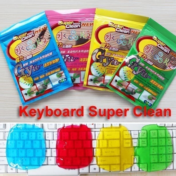 Super Clean Magic Gel Slime Jelly Cleaner Pembersih Multifungsi