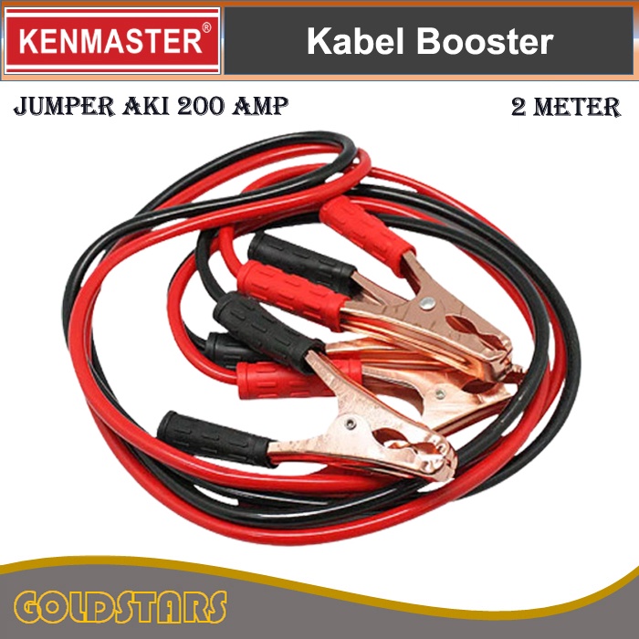 Kabel Jumper Aki Mobil 200A Kenmaster Car Booster Cable Jumper 2 meter