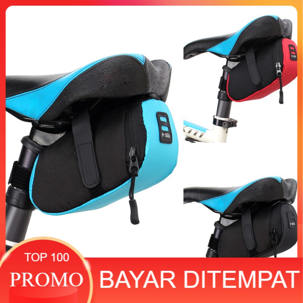 Tas Sepeda Lipat Bicycle Saddle Bag Tas Sadel Sepeda Brompton - 3 Warna