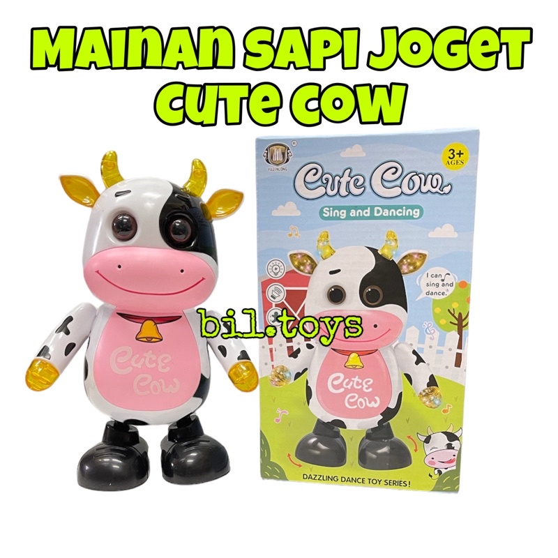 MAINAN SAPI JOGET CUTE COW DANCING ROBOT SAPI JOGET