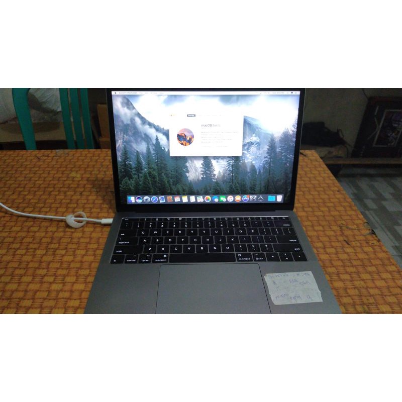 OBRAL..MEC PRO RETINA 13 IN 2017.RAM 8.SSD 128.CORE I5 .MULUSS