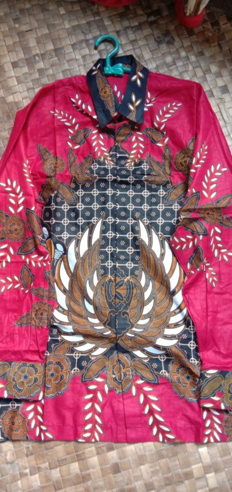 Kemeja Batik Pria Lengan Panjang Murah Seragam M L Xl Xxl