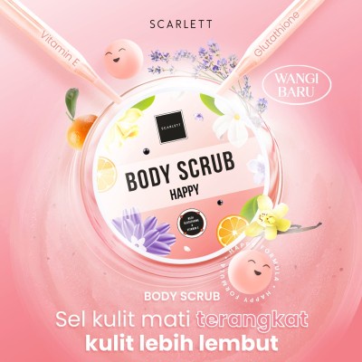 Scarlett Whitening Happy Series PAKET 5in1 Scarlet Happy