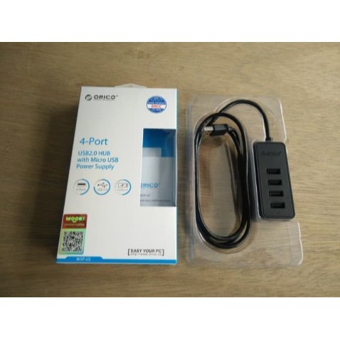 USB HUB 4 PORT ORICO USB 2.0 W5P U2 100