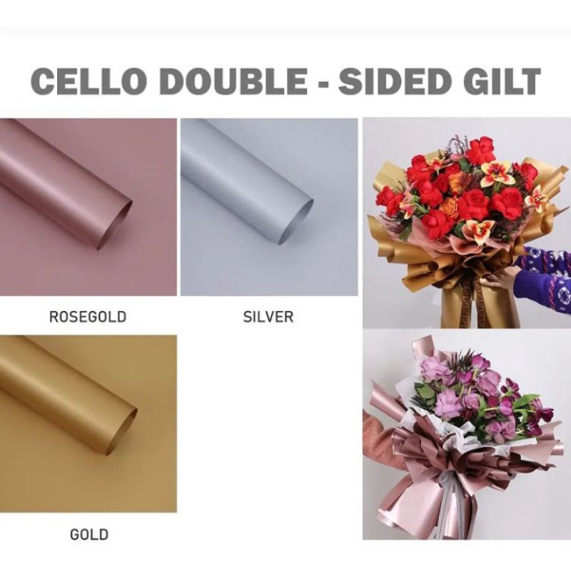 

CELLO DOUBLE - SIDED GILT