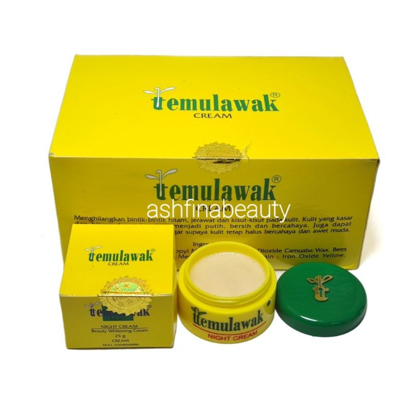 CREAM TEMULAWAK MALAM ORIGINAL