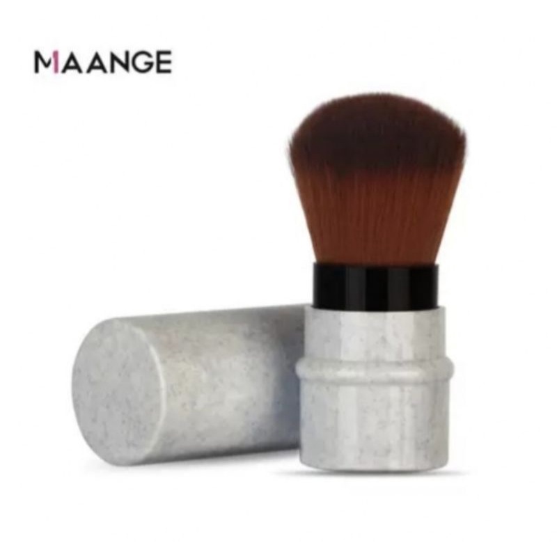 Maange 1Pc Brush Makeup Portable Marmer Retractable Multifungsi/kuas blush on/bedak