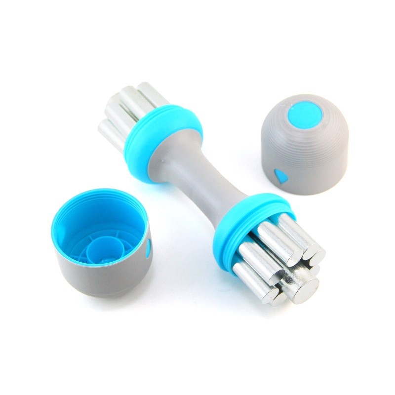 DUMBBELL ADJUSTABLE MINI BEBAN 5KG FOR LADIES BAHAN MATERIAL HIGH QUALITY WARNA LIGHT BLUE KODE F212