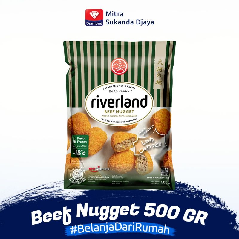 

Riverland Beef Nugget 500 gr Nugget Sapi