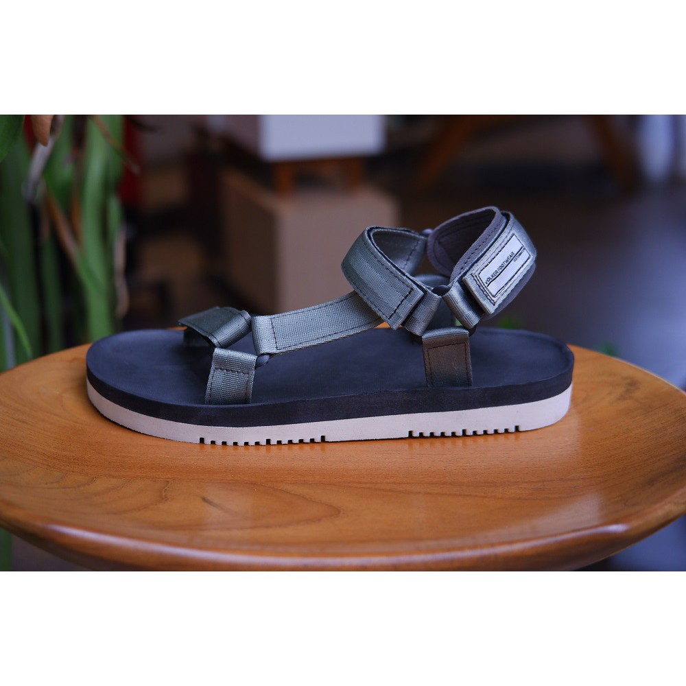 sandal pria wanita kasual volkerfootwear art marco grey