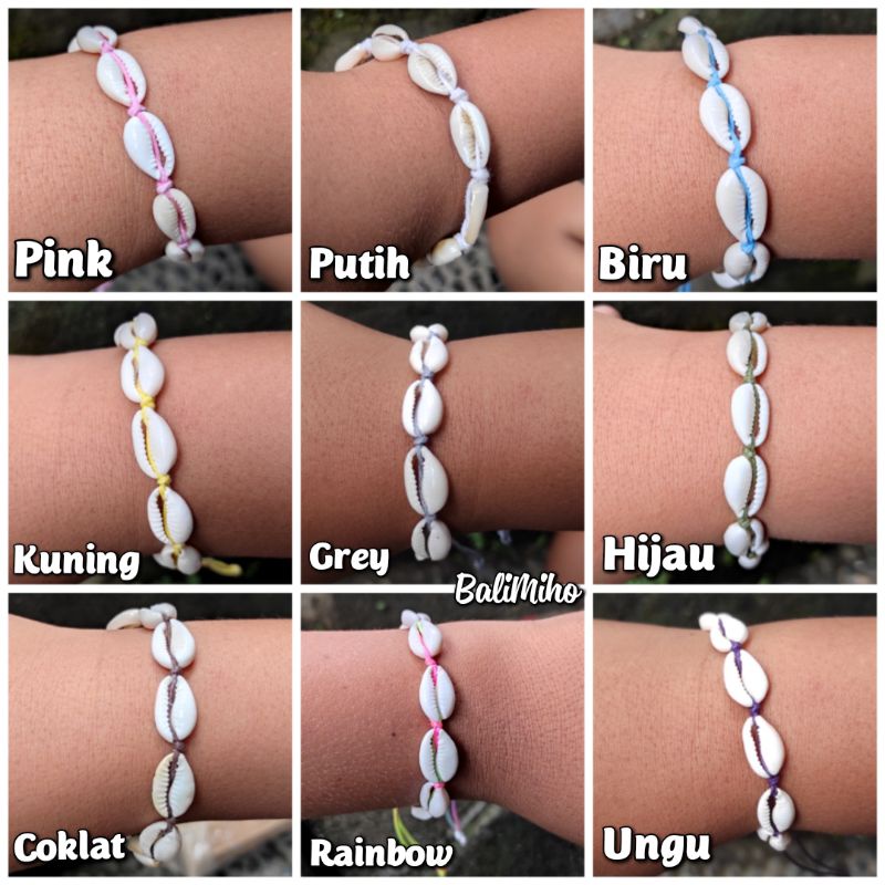 GELANG KERANG/GELANG KERANG LAUT/KERAJINAN KERANG/GELANG UNIK/SUPPLIER GELANG/SEASHELL BRACELET/CLAM-4