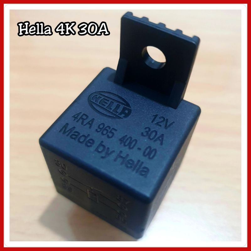 Relay Hella Kaki 4 12 Volt 30A