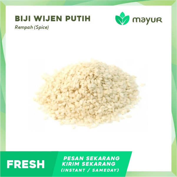

Biji Wijen Putih / White Sesame Seed (100 gram)