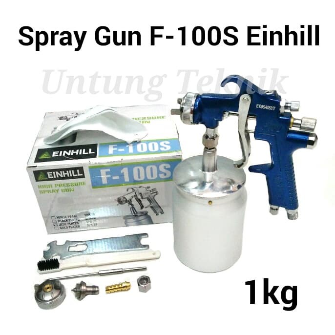 EINHILL 1.6mm F 100 Suction Spray Gun - Semprotan cat tabung bawah