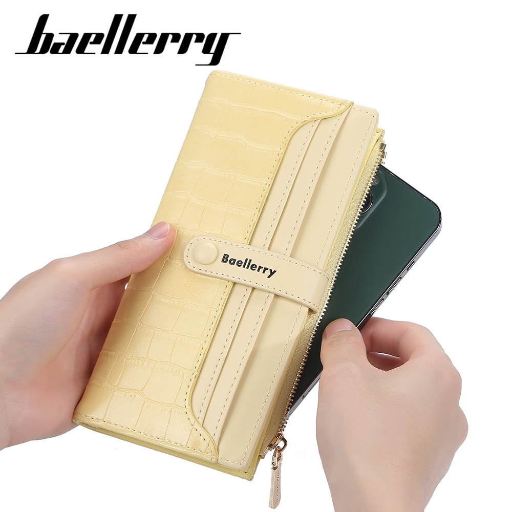 BAELLERRY N2369 Dompet Wanita Panjang Bahan Kulit PU Leather Premium WATCHKITE WKOS