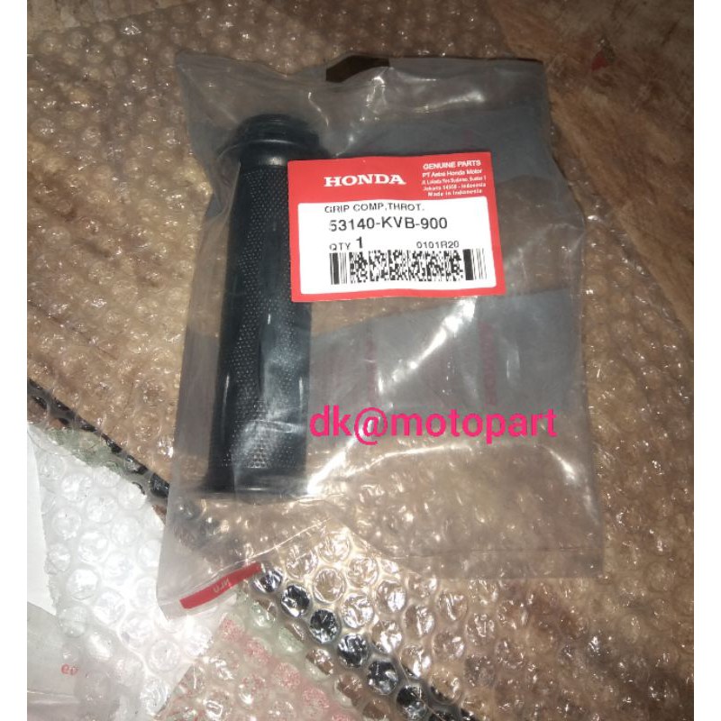 53140-KVB-900 Hand grip karet stang KANAN Beat Spacy Vario 110 CW old lama karbu