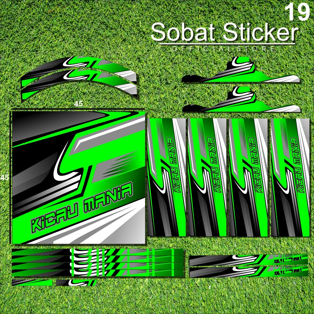 Stiker Decal SANGKAR KOTAK KICAU MANIA Sangkar EBOD JAYA Sangkar ORIQ JAYA Sangkar Kicau MANIA KACER