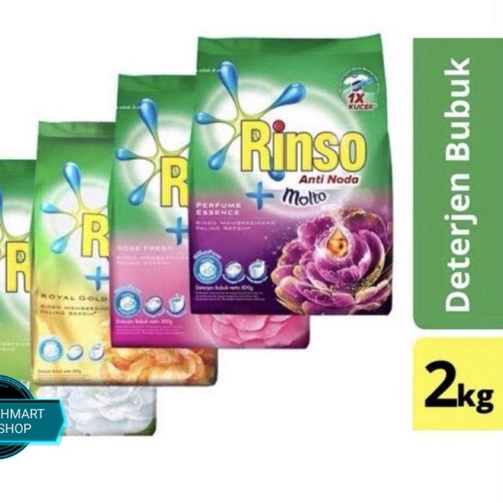 Paling Disukai.. Rinso Molto Detergen Bubuk 2 Kg  / Rinso 2kg / All Variant / Rinso 1.8 kg Murah