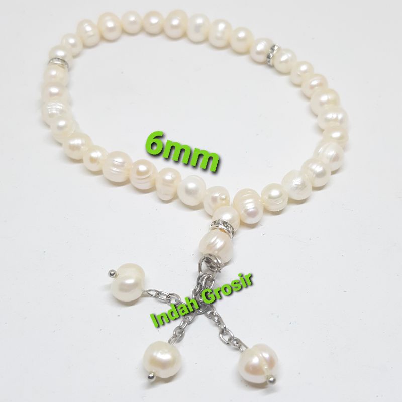 TASBIH MUTIARA TAWAR 100% ORIGINAL