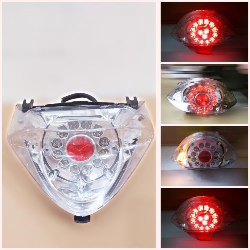 lampu stoplamp led mx old 2008 / lampu belakang jupiter mx lama full led