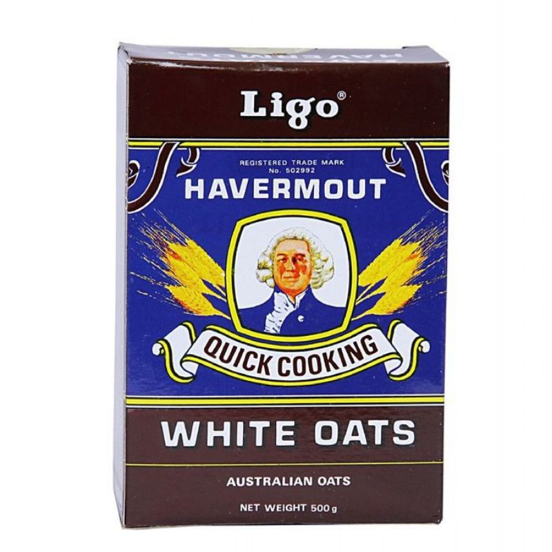 

LIGO HAVERMOUNT QUICK COOKING WHITE OATS 500GR - sereal gandum - sarapan oatmeal