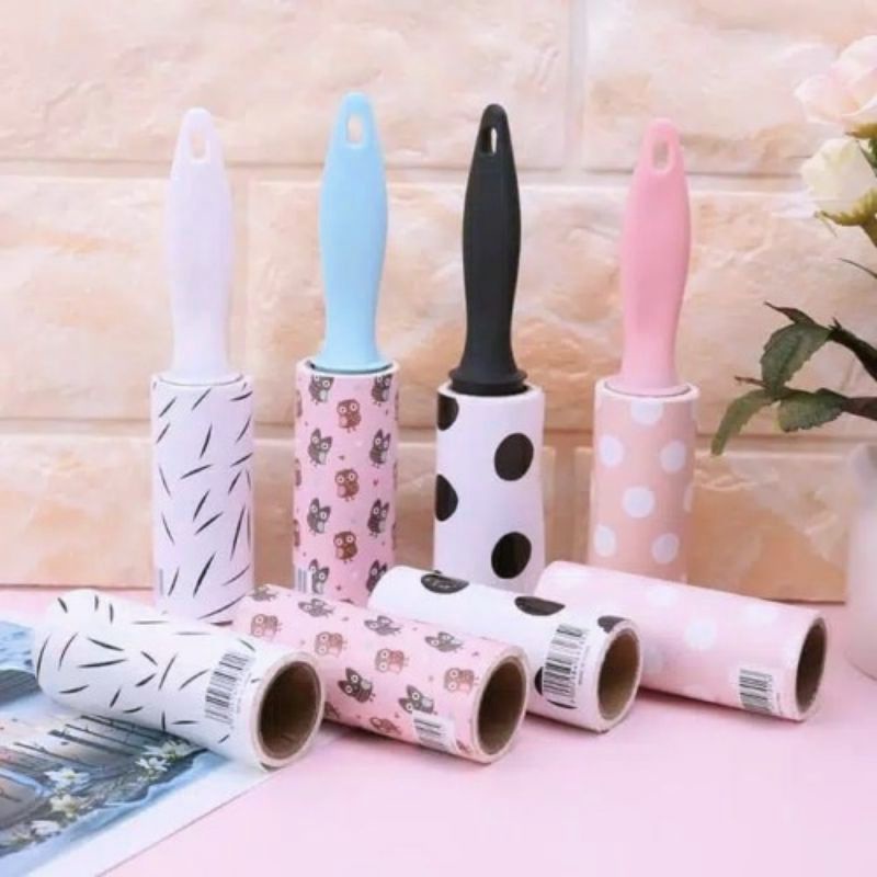 Lint Roller Mini Roll Pembersih Bulu Kucing Anjing