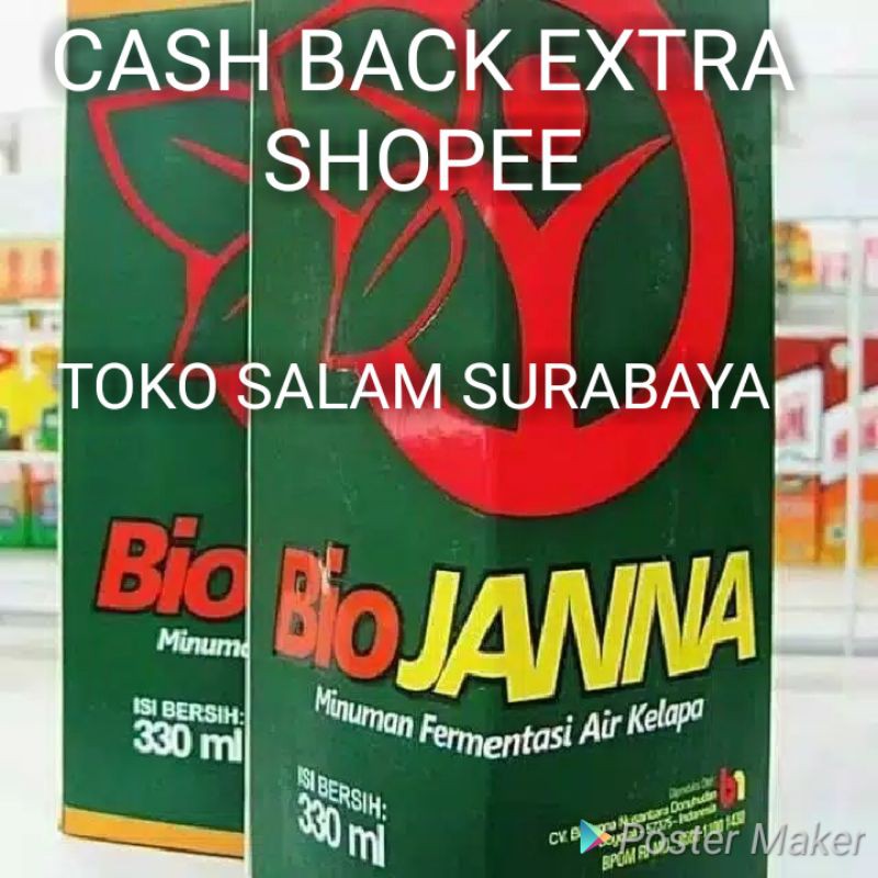 

BIO JANNA BIOJANNA Original Minuman Fermentasi Air Kelapa