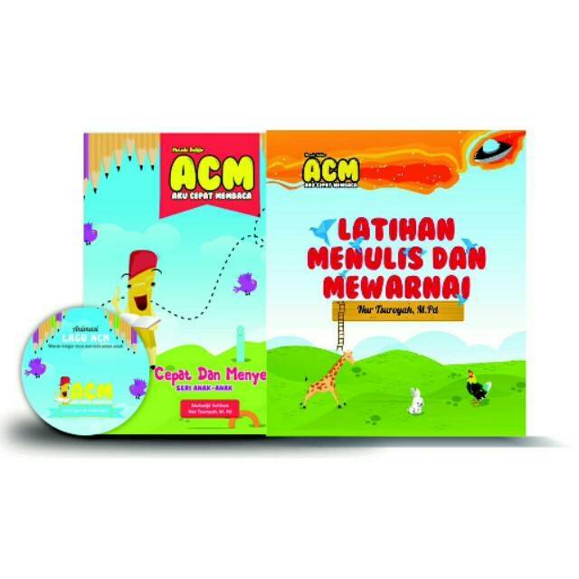Buku Belajar Membaca Anak TK-PAUD-SD-MI Metode Aku Cepat Membaca (ACM) - Paket 1