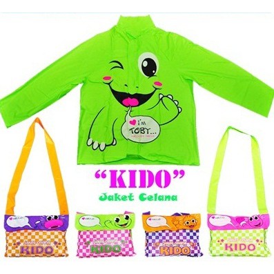 Jas hujan jaket celana Anak