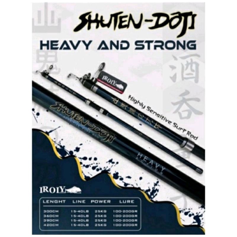 Rod iroly shuten doji 300-360-390&420cm kaku dan kuat PROMO MURAH