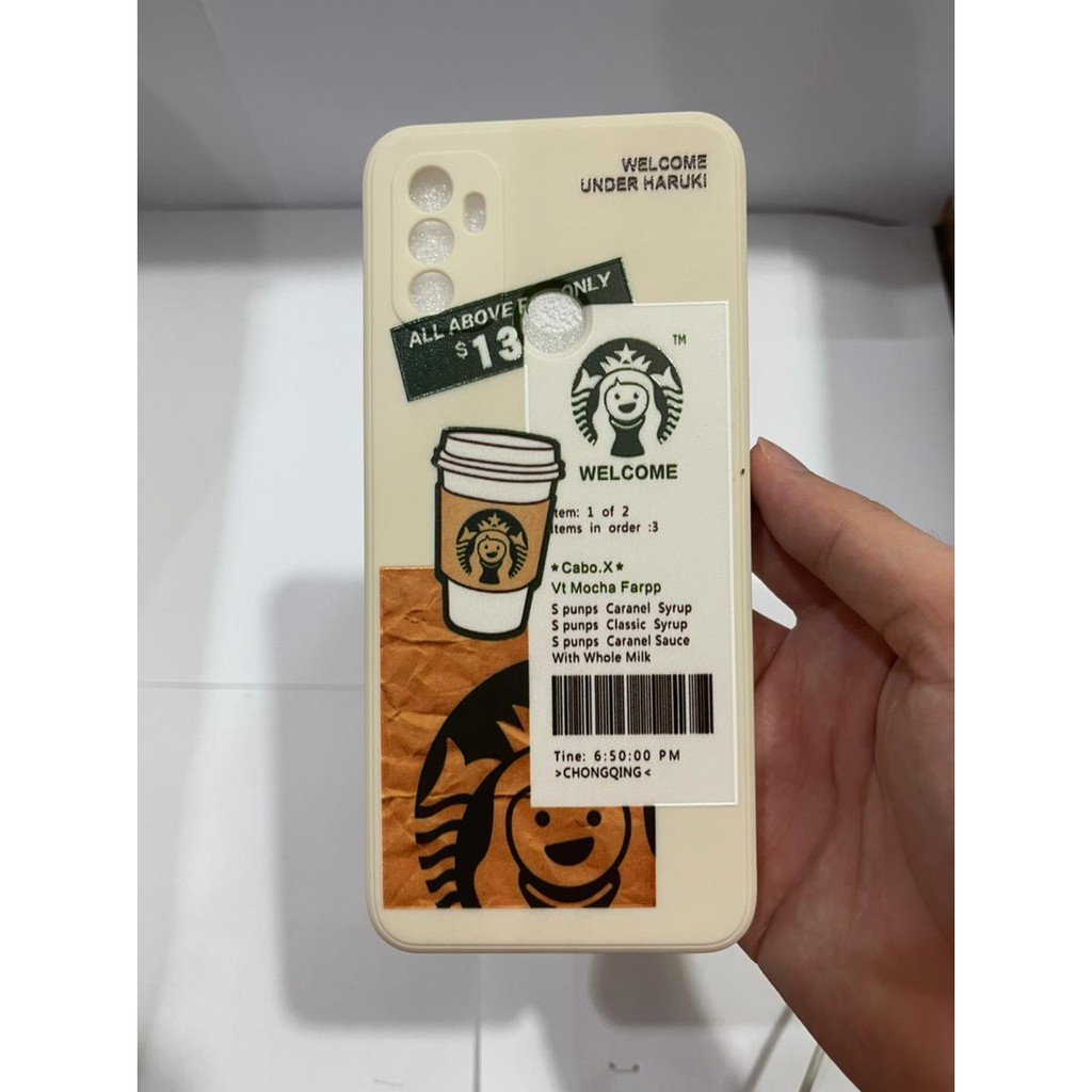 SOFTCASE STARBUCK FOR OPPO SAMSUNG IPHONE XIAOMI REALME VIVO