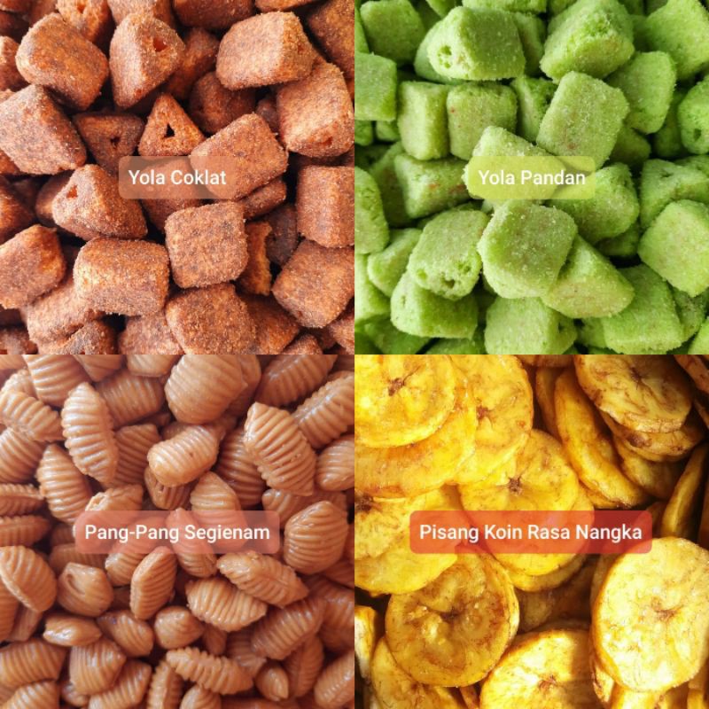 

Snack Manis Dan Renyah kemasan 250gr snack kiloan