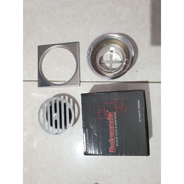 floor drain / saringan stainless belmondo 11cm PROMO