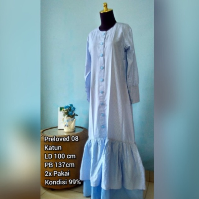 Gamis “Preloved” by Mutia Mozz PL 08
