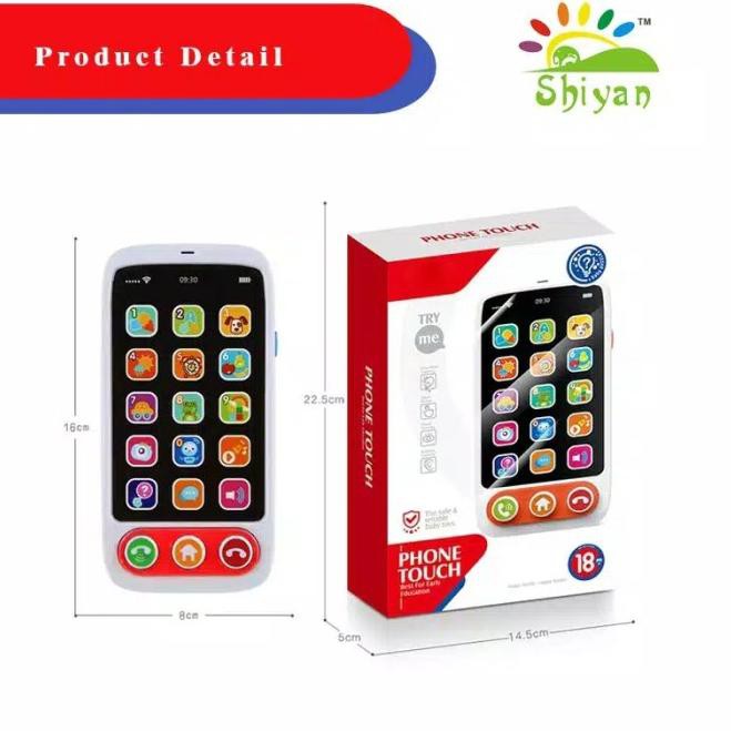 ¯➬ HUANGER SMART PHONE TOUCH HP MAINAN ANAK LAYAR SENTUH HANDPHONE MAINAN - no bubble NEW ARRIVAL