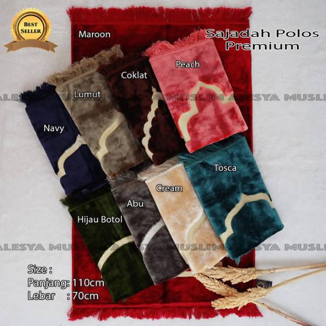 SAJADAH TURKEY POLOS LUREX PREMIUM