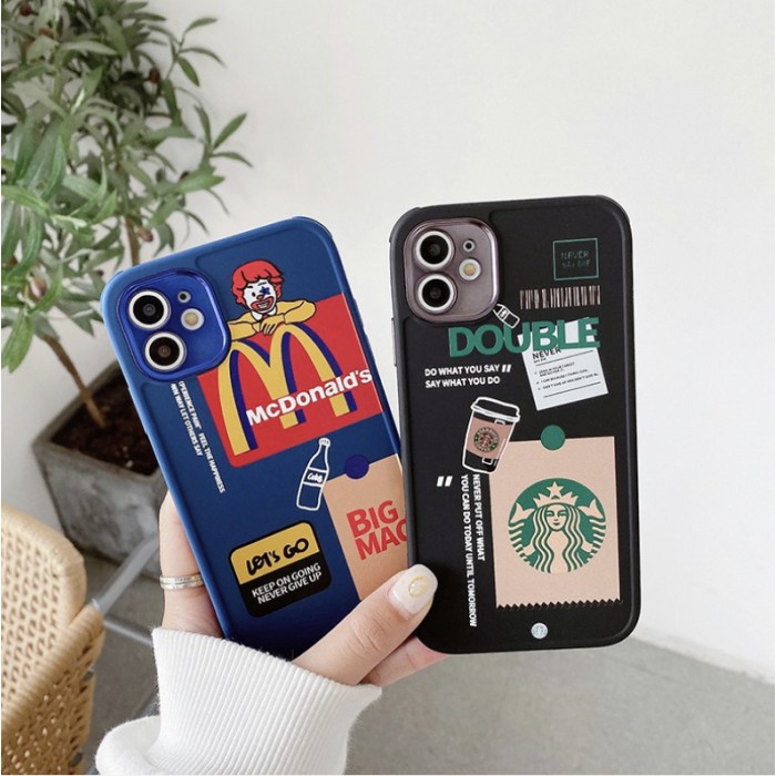 Case iPhone Premium Quality 6 6s 6s+ 7 8 7+ 8+ Plus X Xs Xr 11 12 13 Pro Max Promax Camera Protection Casing Square Matte Metal Softcase Soft Casing