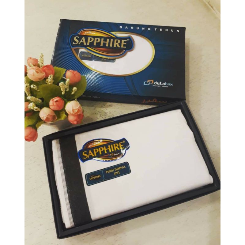 Sarung Sapphire Putih