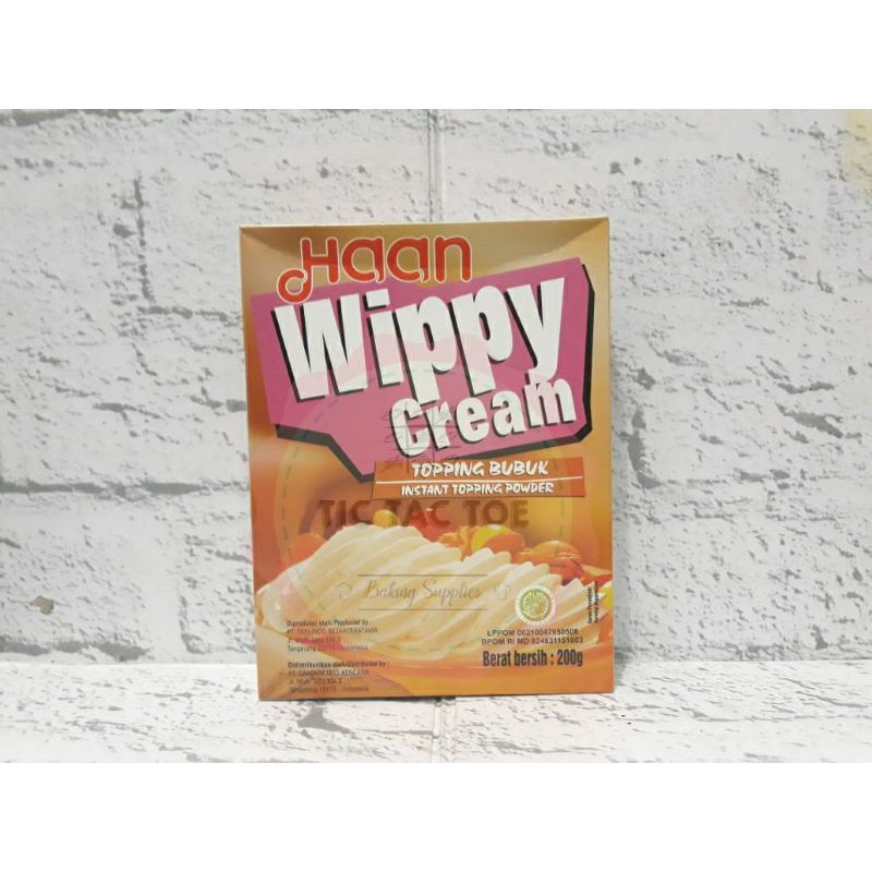 Haan Wippy Cream Topping Bubuk Instan 200gr