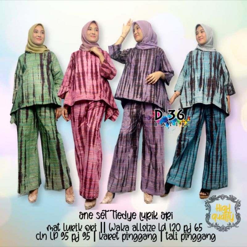 One Set - Rayon Premium - Busui - One Set - Baju Kantor - Ori by Naura