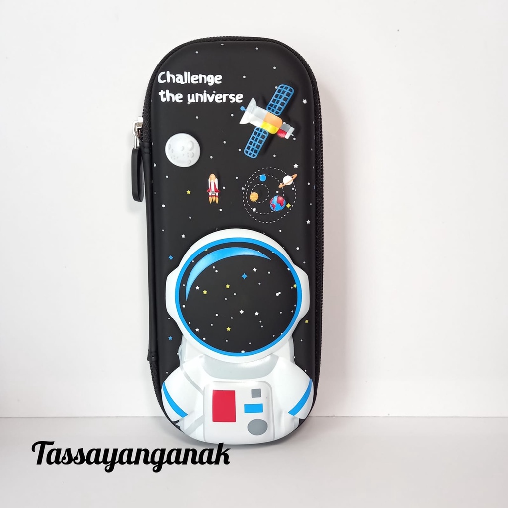 TERBARU Kotak pensil tempat pensil hardtop cowo Motif ASTRONOT 3D 6D kado ultah anak keren Size 22x5X10 CM