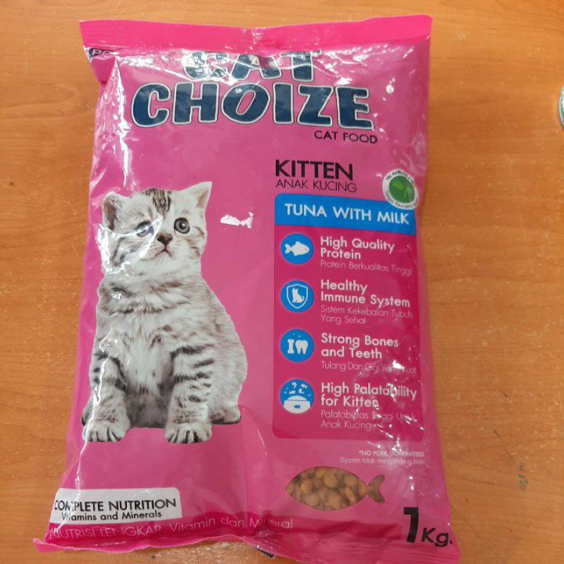 makanan kucing cat choize 1kg