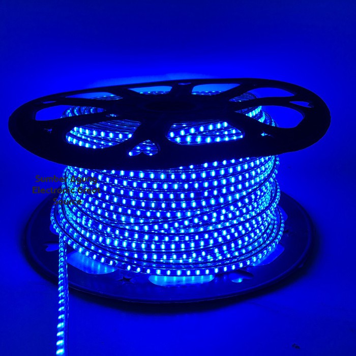 StripLED AC Meteran Strip LED Per Meter Warna Biru Blue