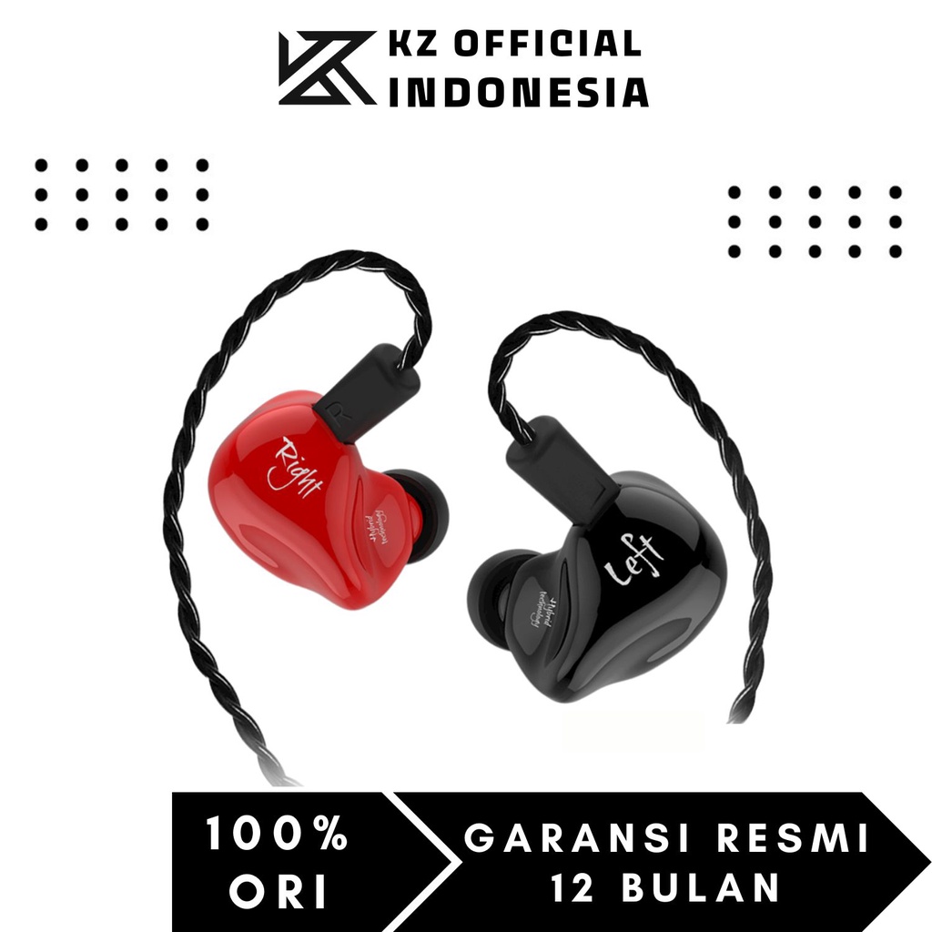 KZ ZS4 Dual Driver Earphone with mic - GARANSI RESMI