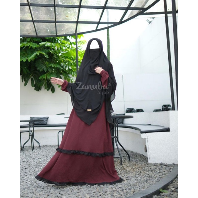 Gamis Set Kombinasi Vol 42 Zanuba