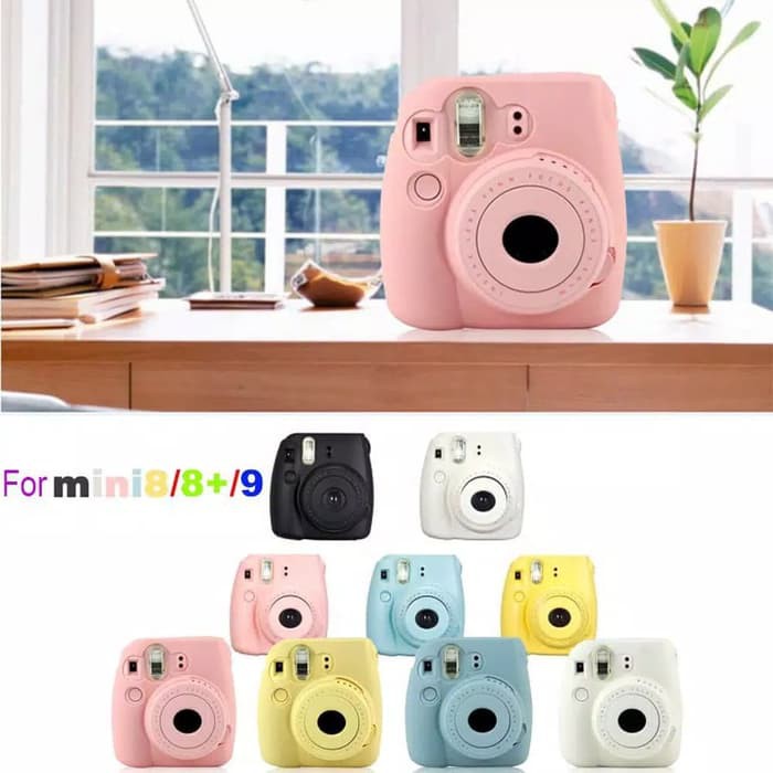 TBI Casing Silicon Klasik Kamera Fuji Instax Mini 8 / 9 Noctiluc Soft Case